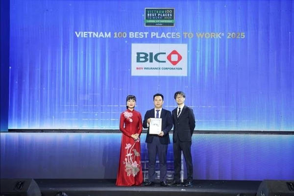 BIC tiếp tục đứng Top 1 nơi làm việc tốt nhất khối bảo hiểm doanh nghiệp lớn